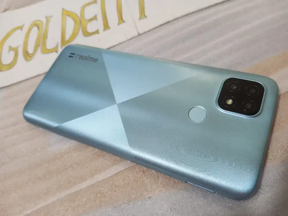 Realme C21-Wifi Only.Finger.Ram 2/32GB.ORI #GOLDEN PONSEL