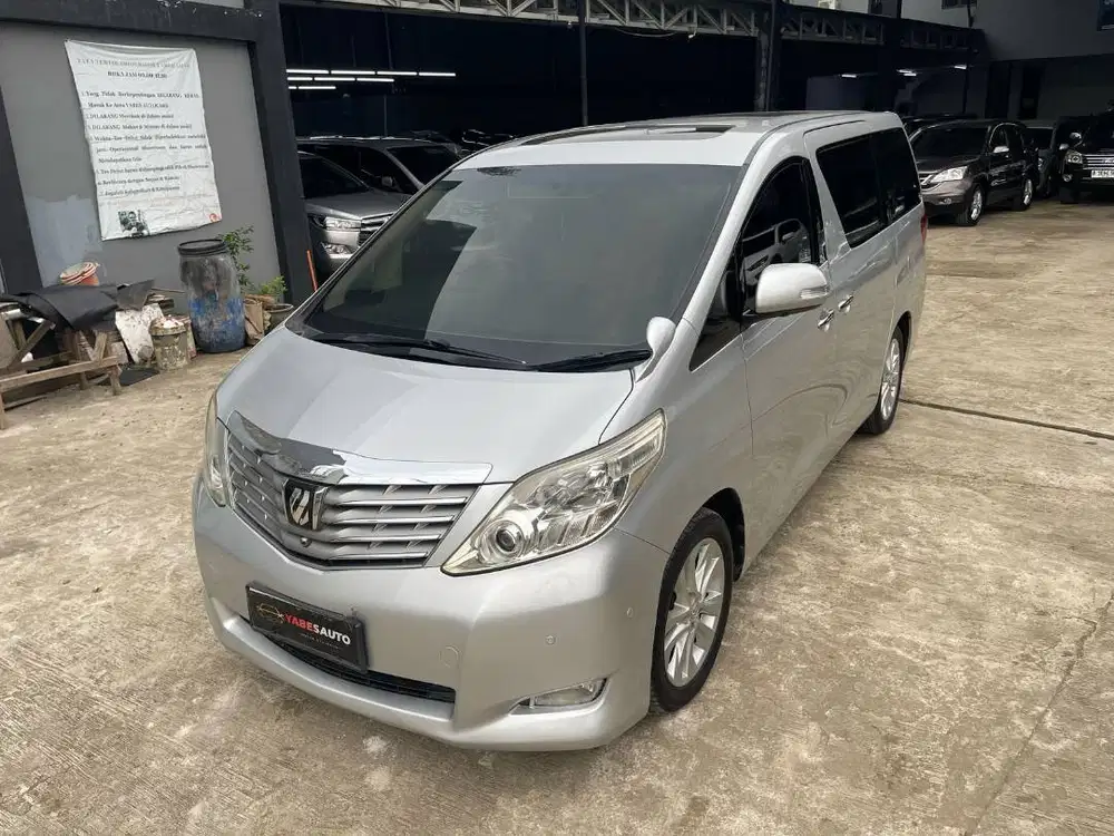 (TDP 15 JT)Toyota Alphard G 2010 ATPM Full Ors KM LOW Jaminan Istimewa