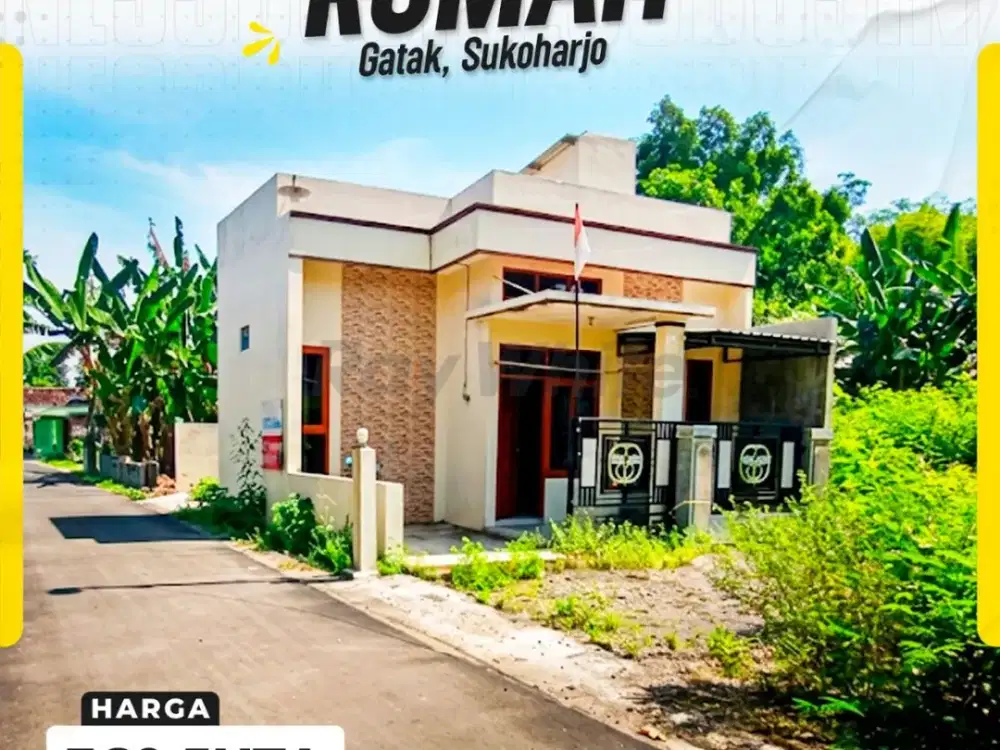 Dijual Rumah di Gatak, Sukoharjo