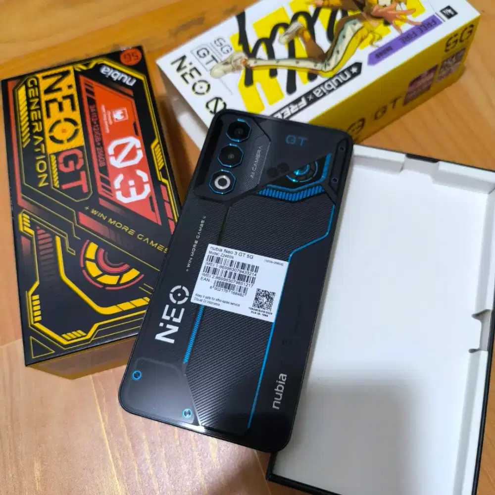 Nubia Neo 03 GT 5G 12/256gb garansi panjang