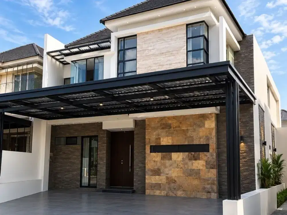 Rumah Wisata Bukit Mas Surabaya Barat Minimalis Furnish Baru