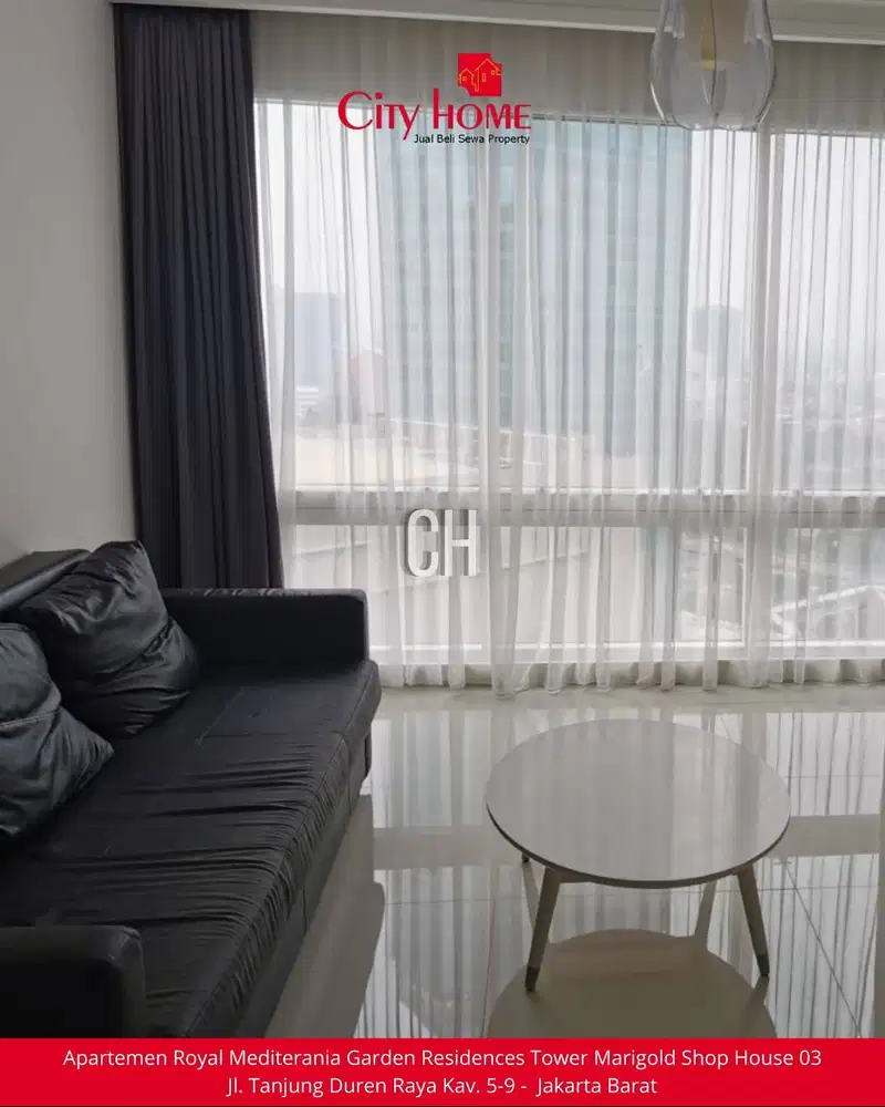 Dijual Apartemen Full Furnished di Taman Anggrek