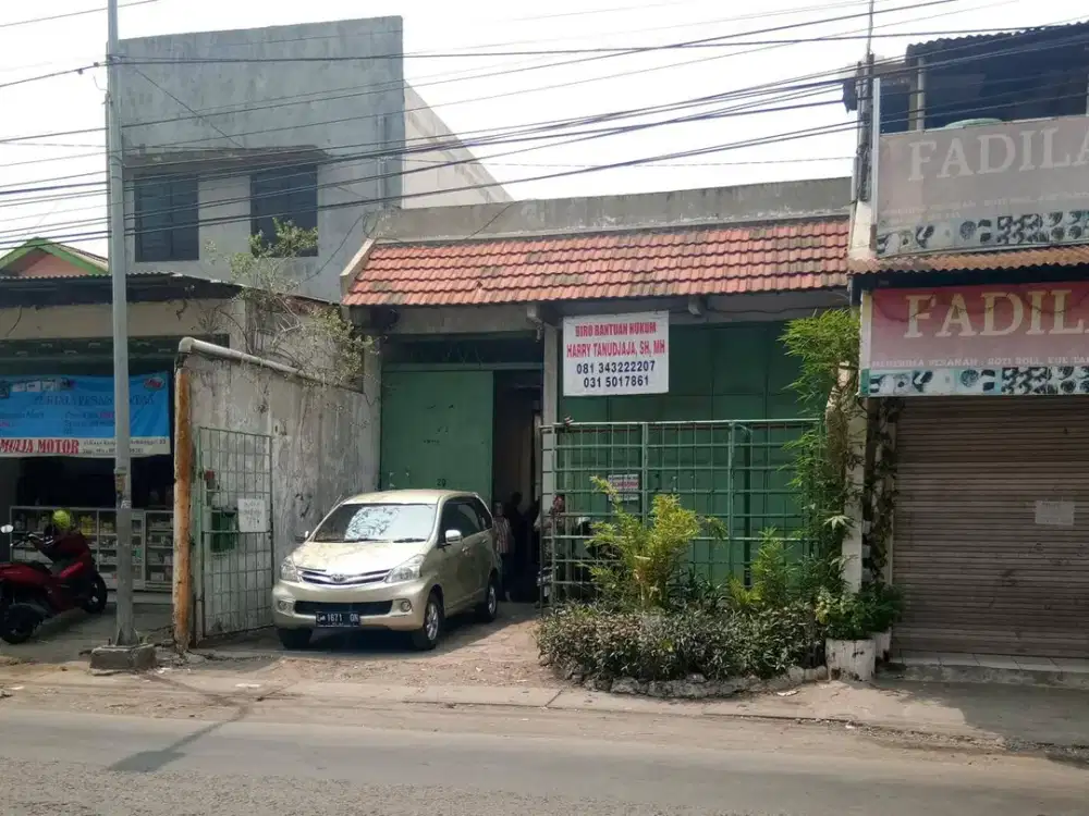 LELANG! Dijual MURAH HITUNG TANAH Rumah raya rungkut menanggal
