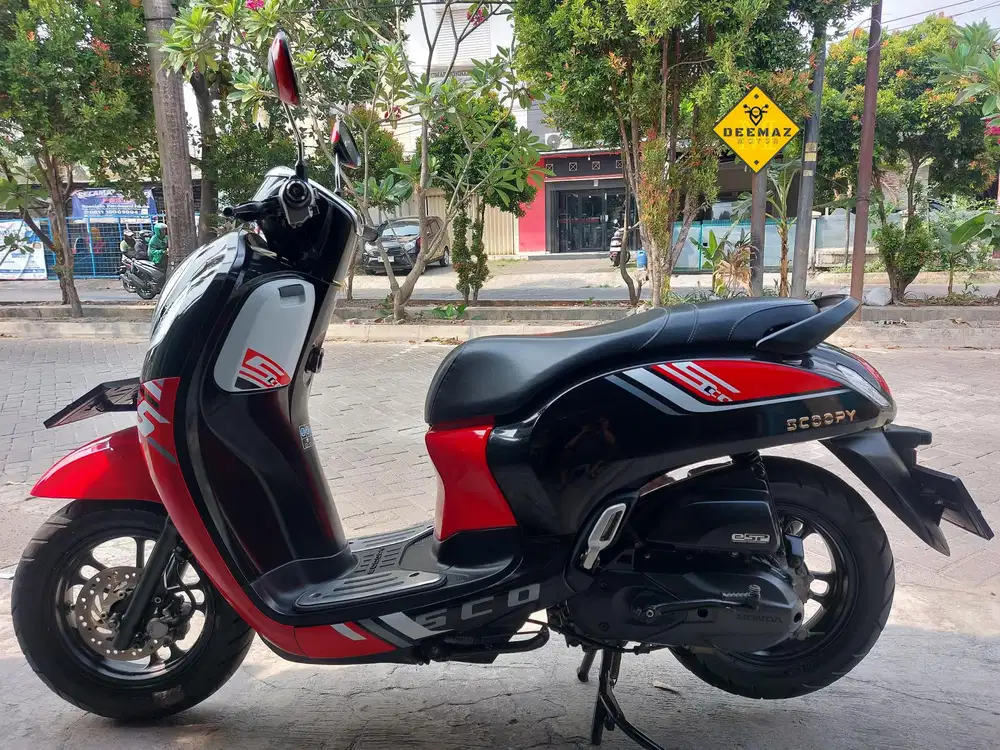 (DP 500 Rb)‼️ Honda Scoopy Sporty Hitam Merah 2023 Cash / Kredit