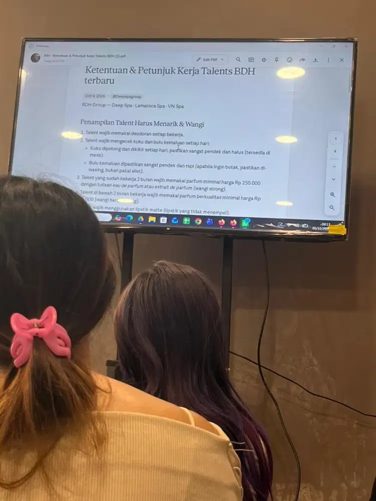 Dicari terapist wanita