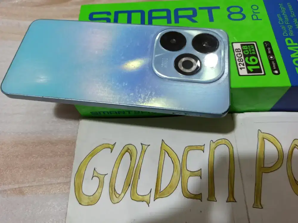 Infinix Smart 8 Pro-4G.Ram 8+8/128GB.ORI #GOLDEN PONSEL