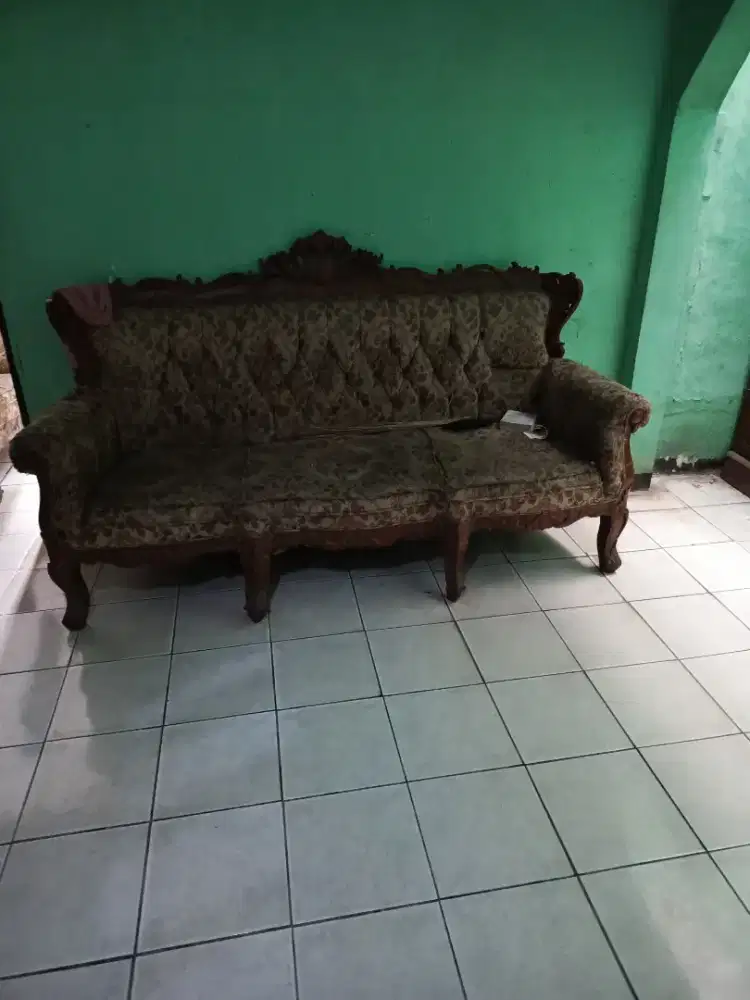 Di jual Kursi Tamu kayu  Jati satu set