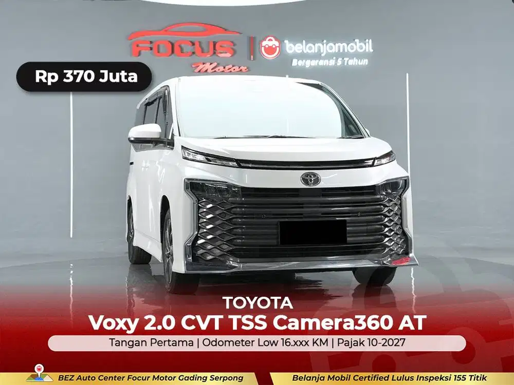 [ GARANSI 5THN KM 16RB ] Toyota Voxy 2.0 TSS Camera360 2022/2023/2024