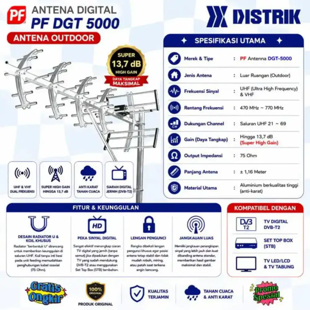 Terima Pasang Baru Antena TV Digital