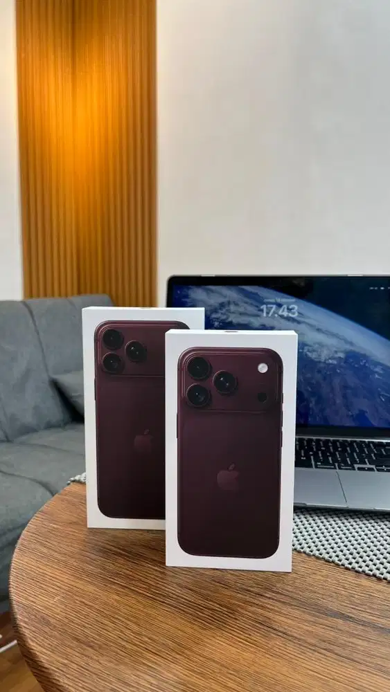 iPhone 18 pro max 256gb burgundy new ibox jual cepat !!!