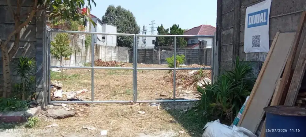 Dijual lahan (Sertifikat Hak Milik)
