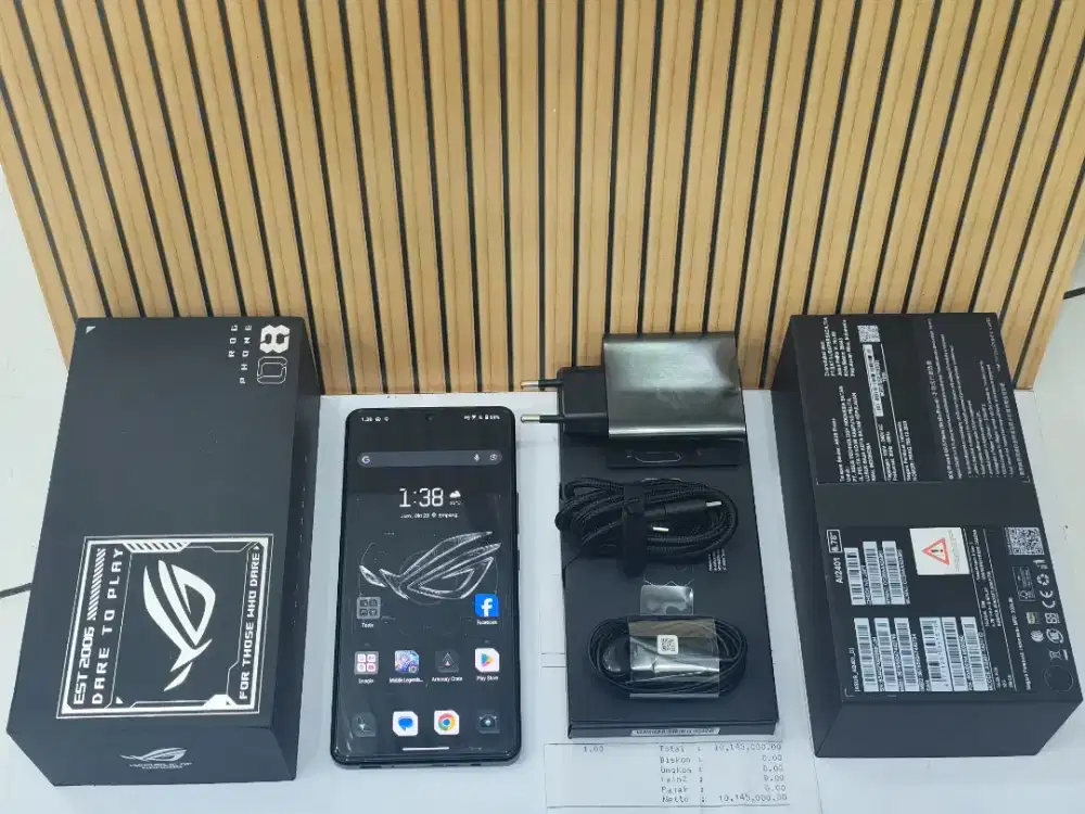 ROG PHONE 8 12/256GB
Fullset Original
