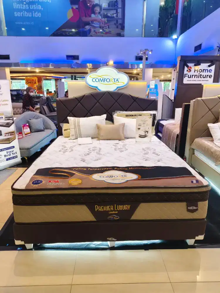 Kredit 1 Set Springbed Comforta Tanpa DP