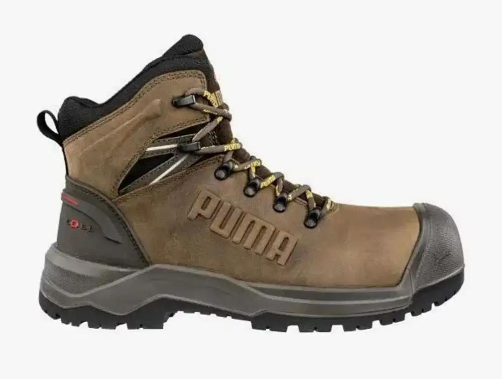 Sepatu Safety Puma Iron HD Brown Mid
