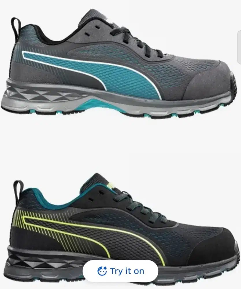 Sepatu Safety Puma Fuse Knit Black