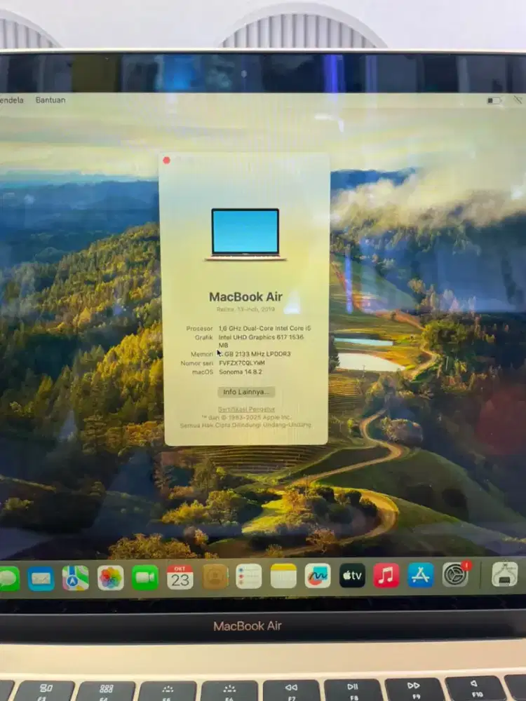 READY SECOND MACBOOK AIR 2019 13 inci INTEL CORE i5 256GB (4 UNIT )