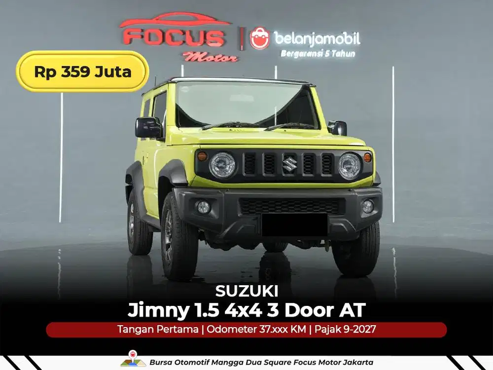 [ GARANSI 5THN 4x4 ] Suzuki Jimny 1,5 3 Door AT 2021/2022/2023