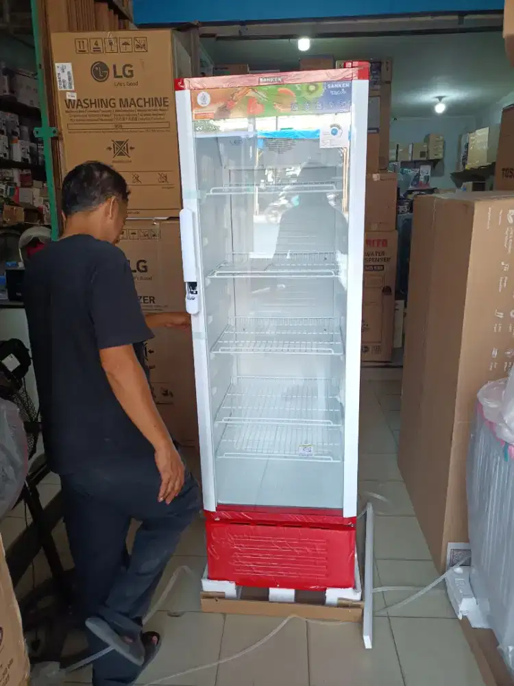Showcase Sanken jumbo 5 rak 275liter