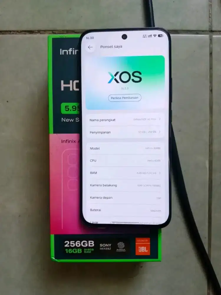 Infinix Hot 60 Pro Plus NFC 8+8/256 NO MINUS FULLSET