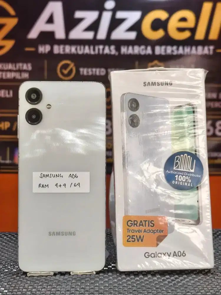 SAMSUNG A06 RAM 4+4/64