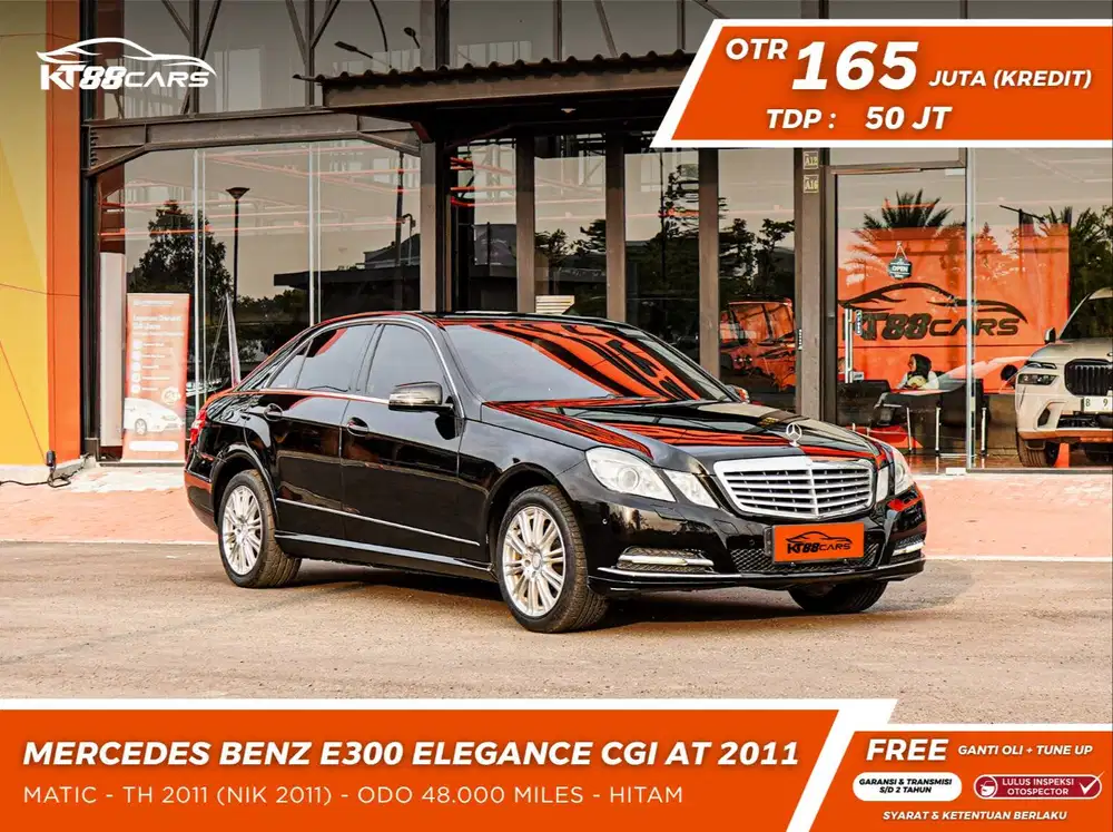 Mercedes Benz E300 Elegance CGI 2011 hitam matic