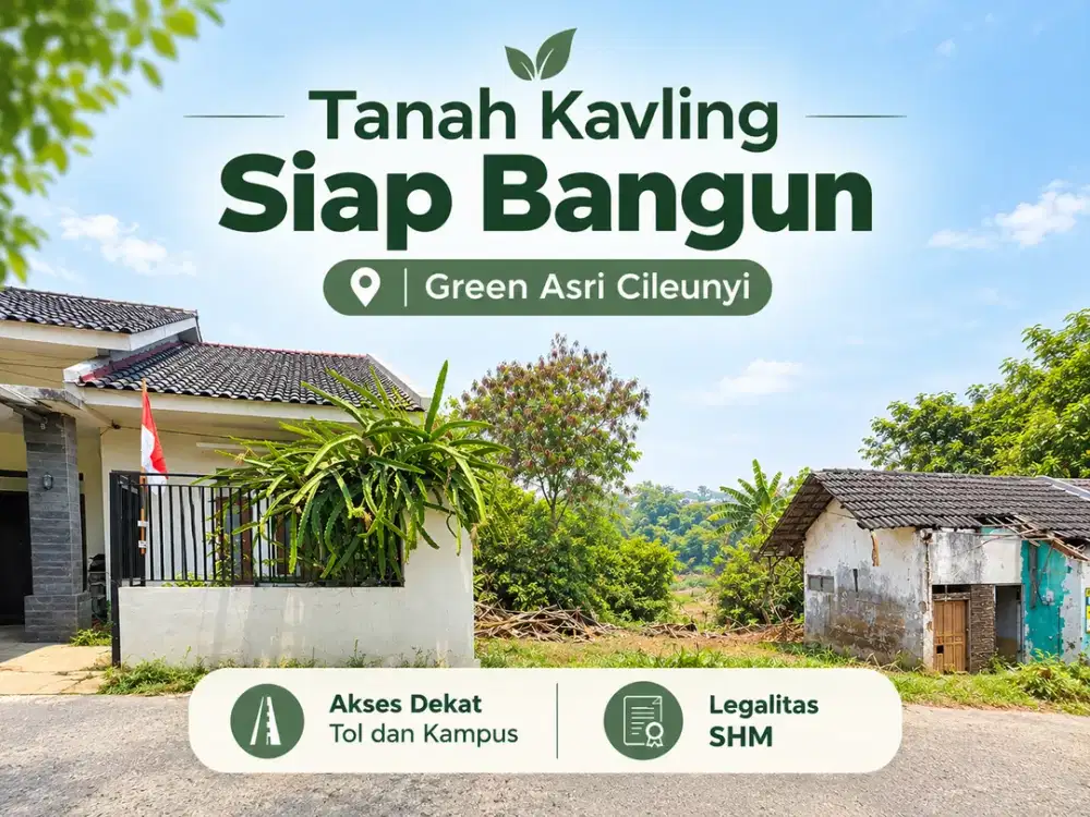 Dijual Tanah Kavling Green Cileunyi Asri - 2 Jutaan/M²