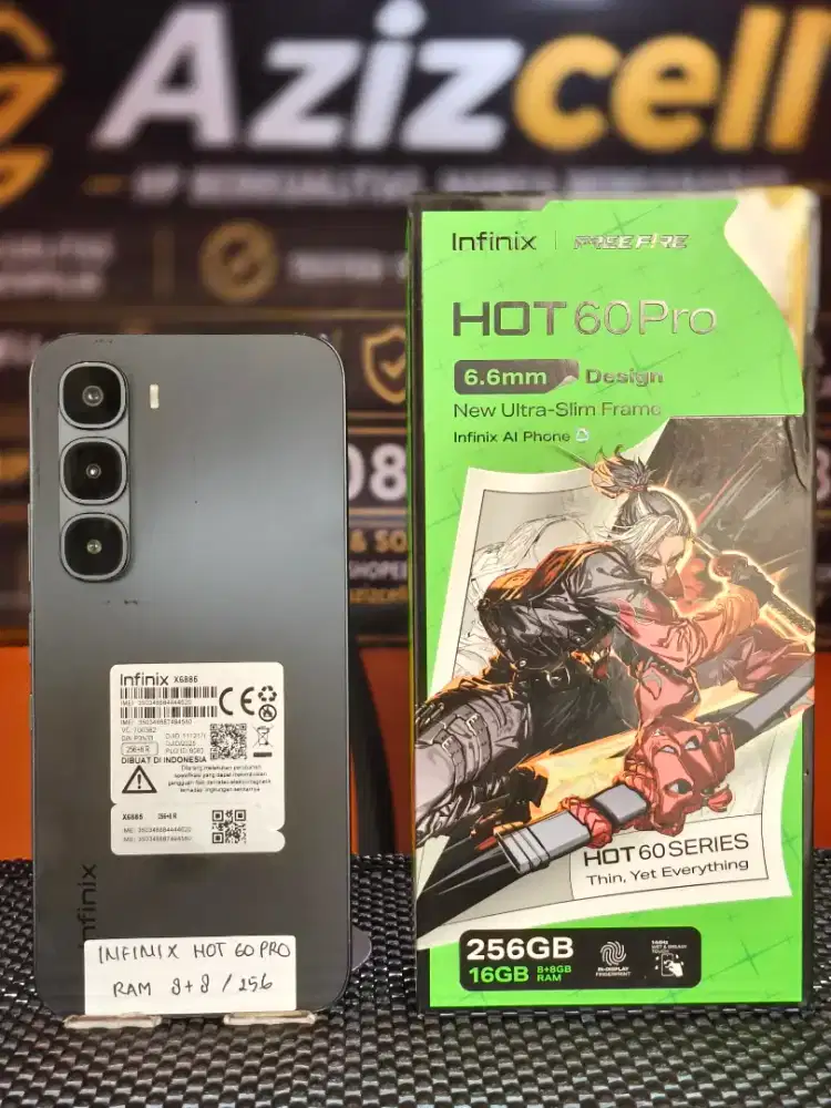 INFINIX HOT 60 PRO RAM 8+8/256