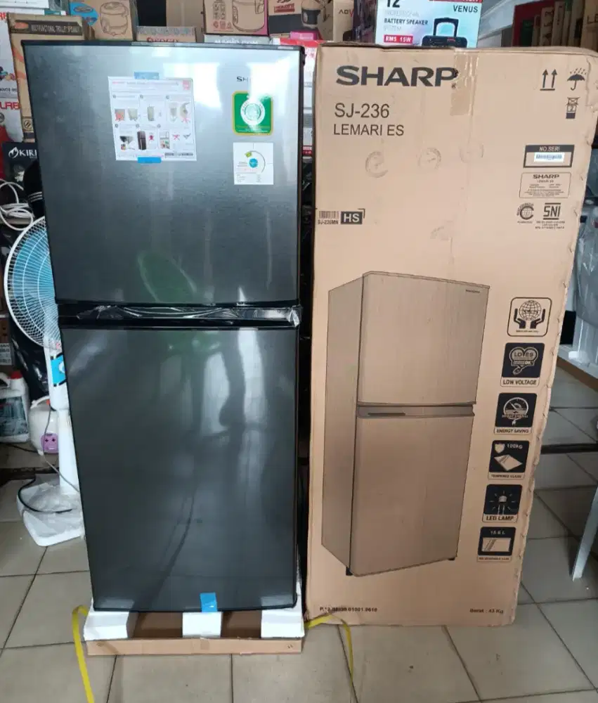 Kulkas Sharp 2pintu tipe sj236mn
