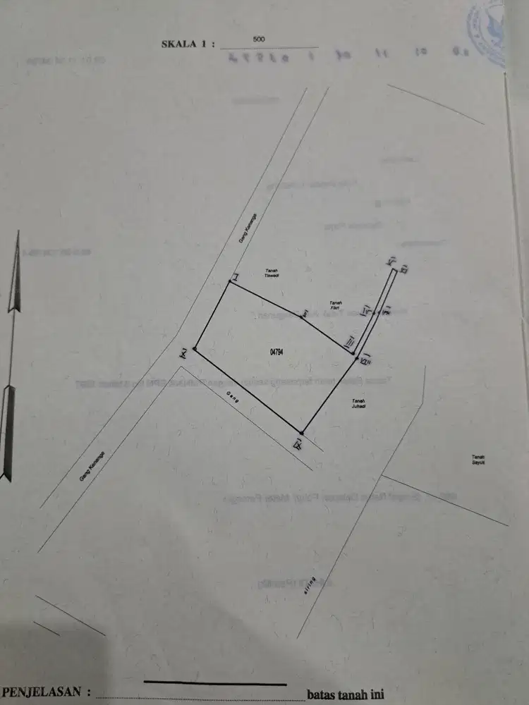 Dijual tanah SHM