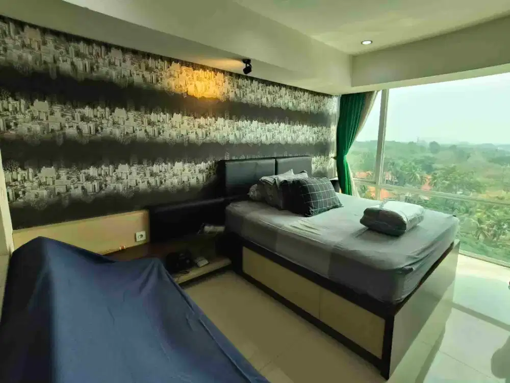 U Residence 1 apartement, furnish bagus, lantai bawah dan dekat kampus UPH