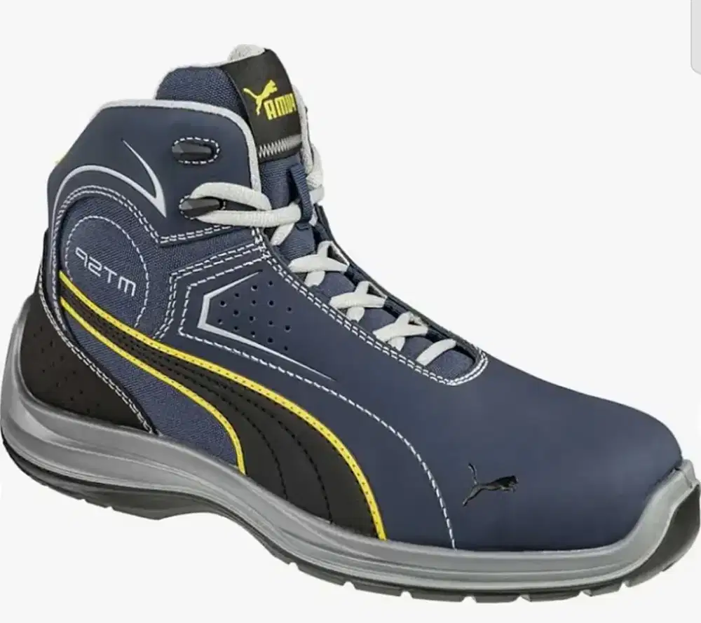 Sepatu Safety Puma Touring Blue Mid