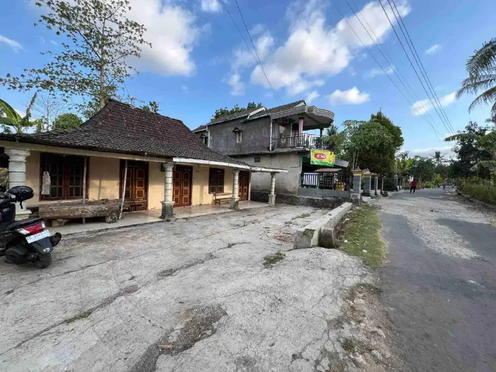 TURUN HARGA JUALRUMAH TANAH LUAS DI WONOSARI GUNUNGKIDUL 1256  m2 hanya 350 jt nego