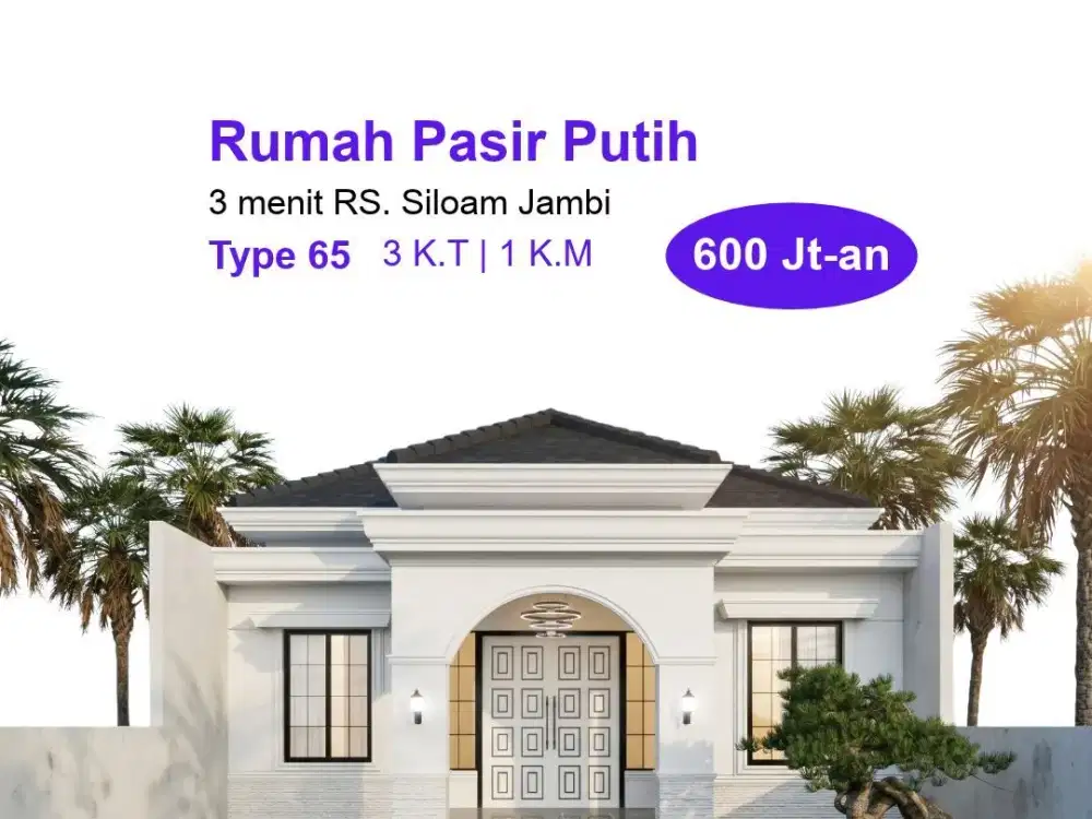 Jual Rumah Pasir Putih Jambi