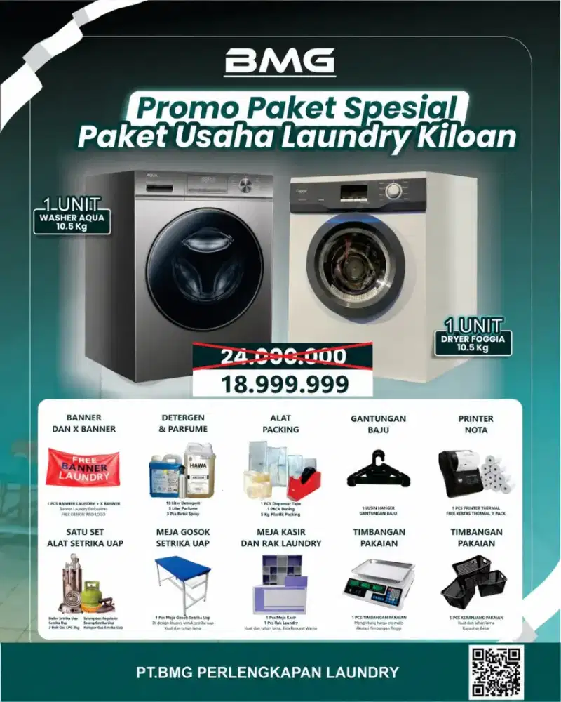 Promo Paket Usaha Laundry Kiloan Kecil 1 stack