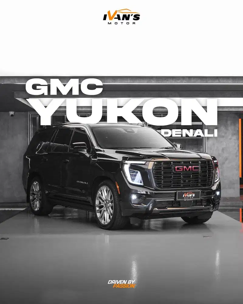 GMC YUKON DENALI ULTIMATE 2025 ONYX BLACK ON BLACK KM 3,xxx ISTIMEWA