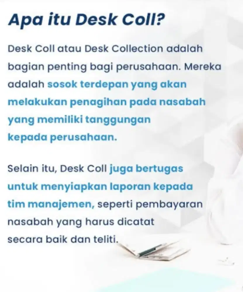 Desk collection