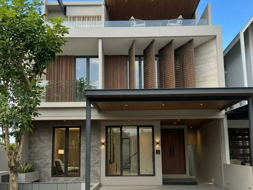 Dijual Rumah Mewah Baru Gress 2 Lantai di Royal Residence, Prifate Lift, Wiyung, Surabaya Barat