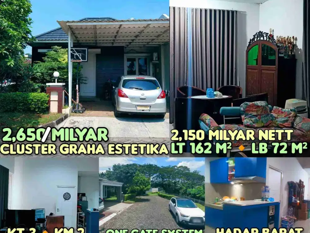 DIJUAL CLUSTER GRAHA ESTETIKA BANYUMANIK SEMARANG