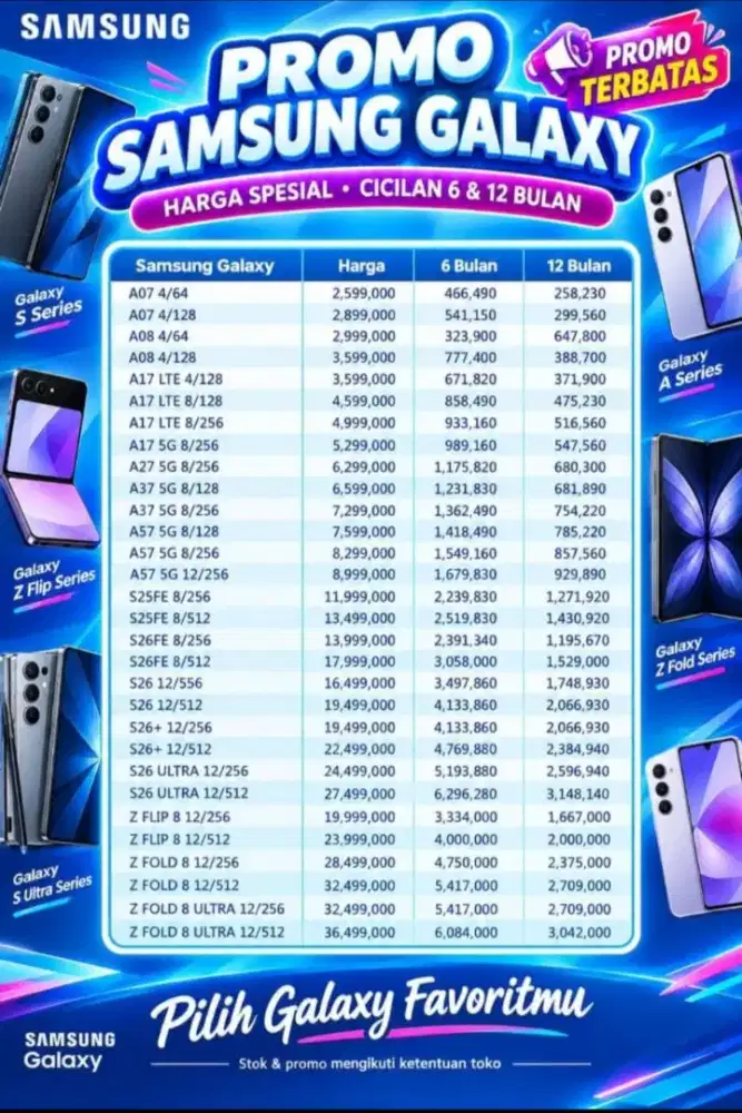 Samsung galaxy A18 , harga tetap bersahabat!