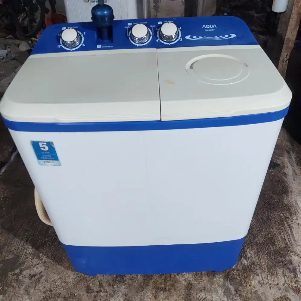 Mesin Cuci Aqua kapasitas 8,8kg Normal semua tinggal langsung pakai