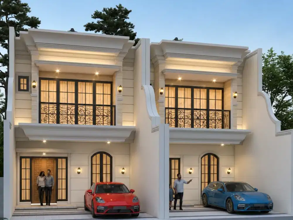 Dijual Rumah Baru Gress American Classic Style di Sutorejo Prima, Row Jalan Terlebar, Dekat Pakuwon City Mall dan Kampus ITS Surabaya Timur