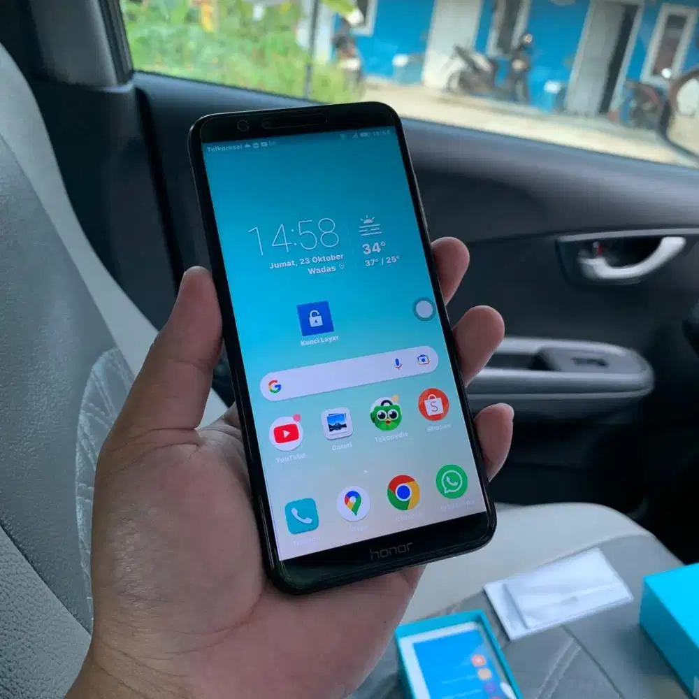 Honor 9 lite fullset mulus 99% likenew