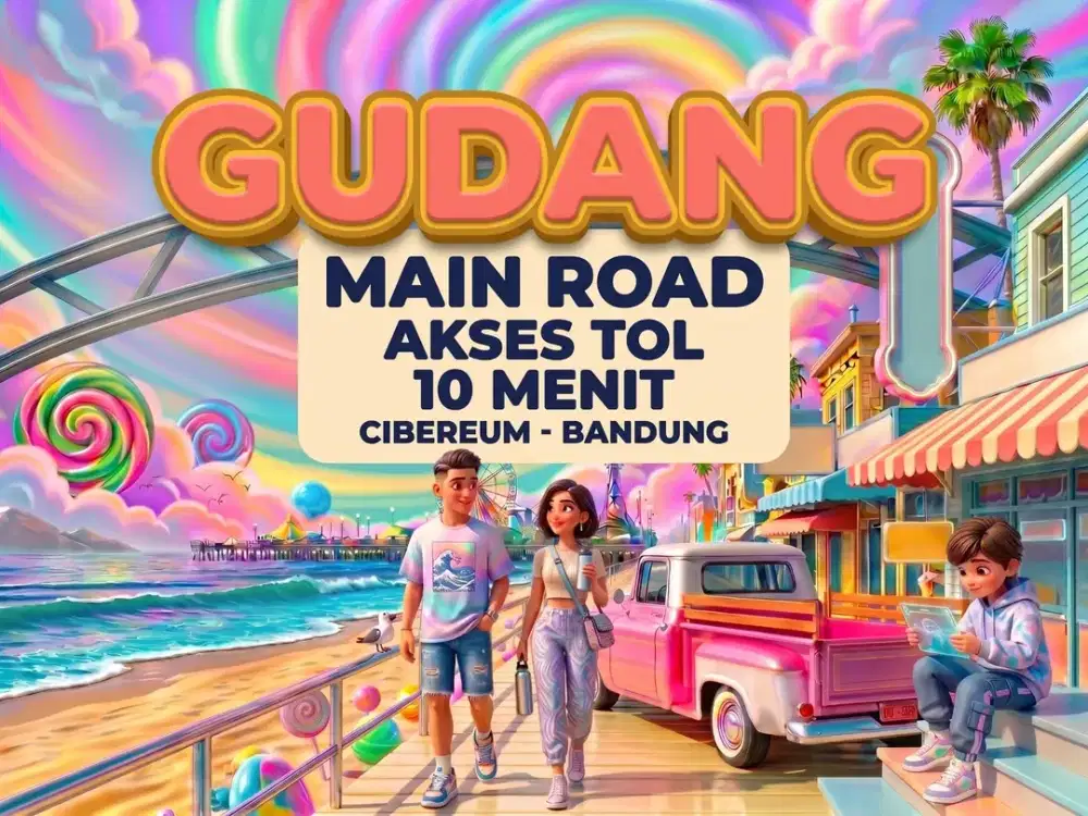 JUAL GUDANG DI CIBEUREUM, ANDIR, BANDUNG KOTA.