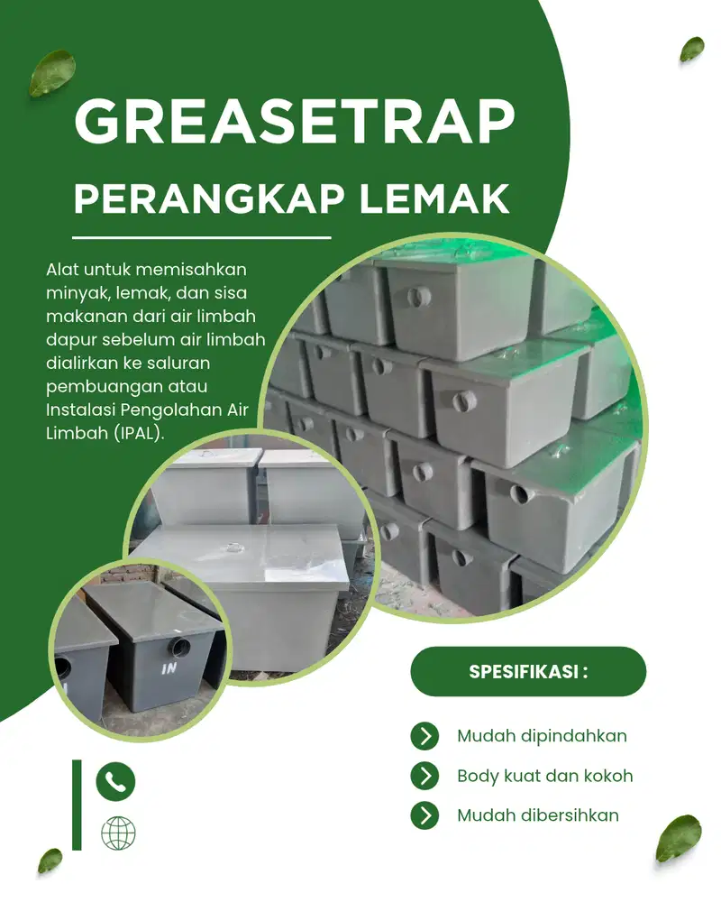 Grease Trap – Solusi Pengolahan Limbah Dapur