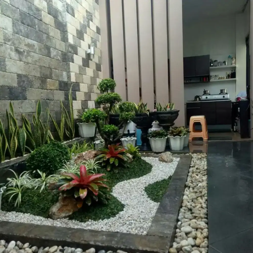 Jasa pembuatan taman indor Ooutdor taman jepang taman minimalis dll #