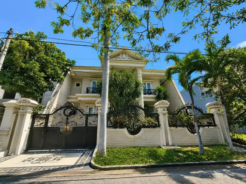 Dijual Rumah Mewah Classic Full Furnished, Spek Sultan di Galaxy Bumi Permai Araya Tahap 2, Boulevard Double Way