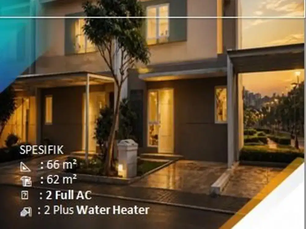 Rumah 2 Lantai Full Furnished di Boulevard Dayana, Summarecon Bandung – SHM, Rp 1,2 M