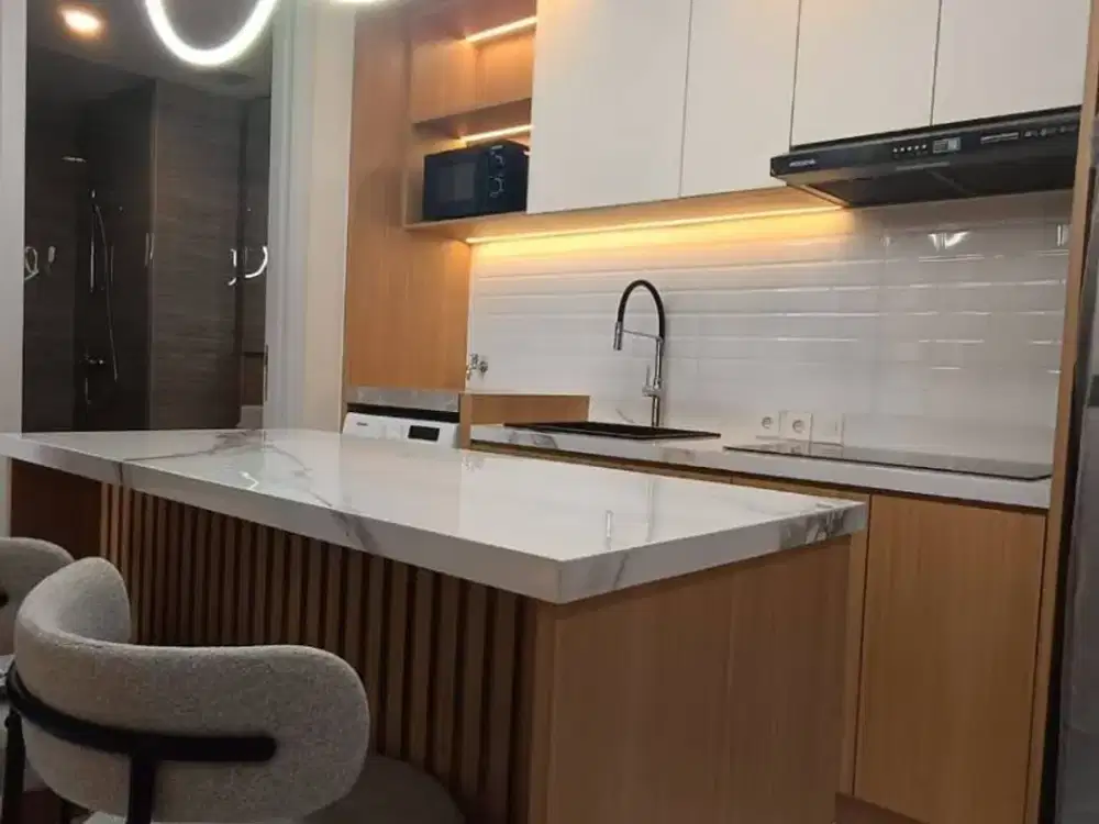 Disewakan Apartemen La Viz Pakuwon Connect PTC Mall Full Furnished View City, Surabaya Barat
