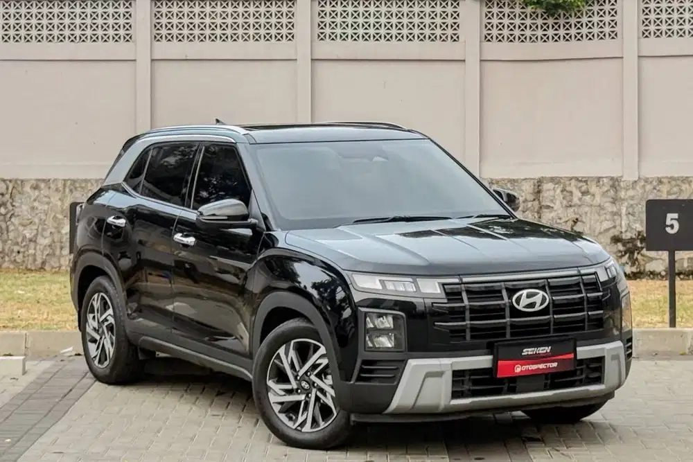 Hyundai Creta Prime 1.5 Sunroof Panoramic AT Matic 2025 Hitam.