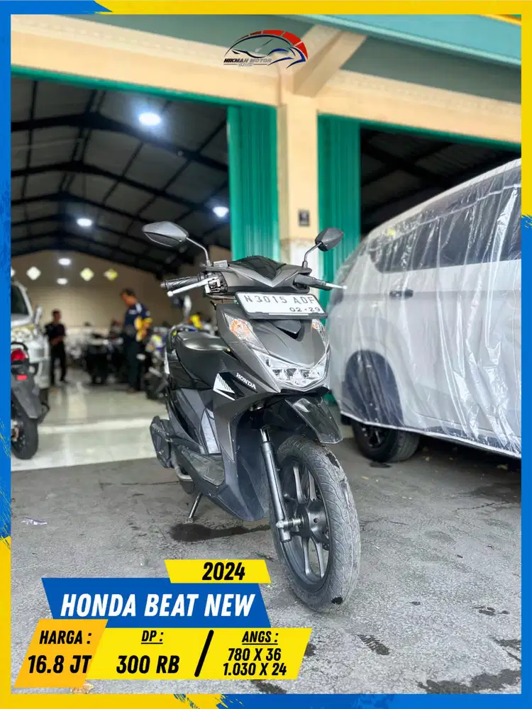 HONDA BEAT NEW 2024 BEKAS RASA BARU BOSS HIKMAH MOTOR KEPUH MALANG